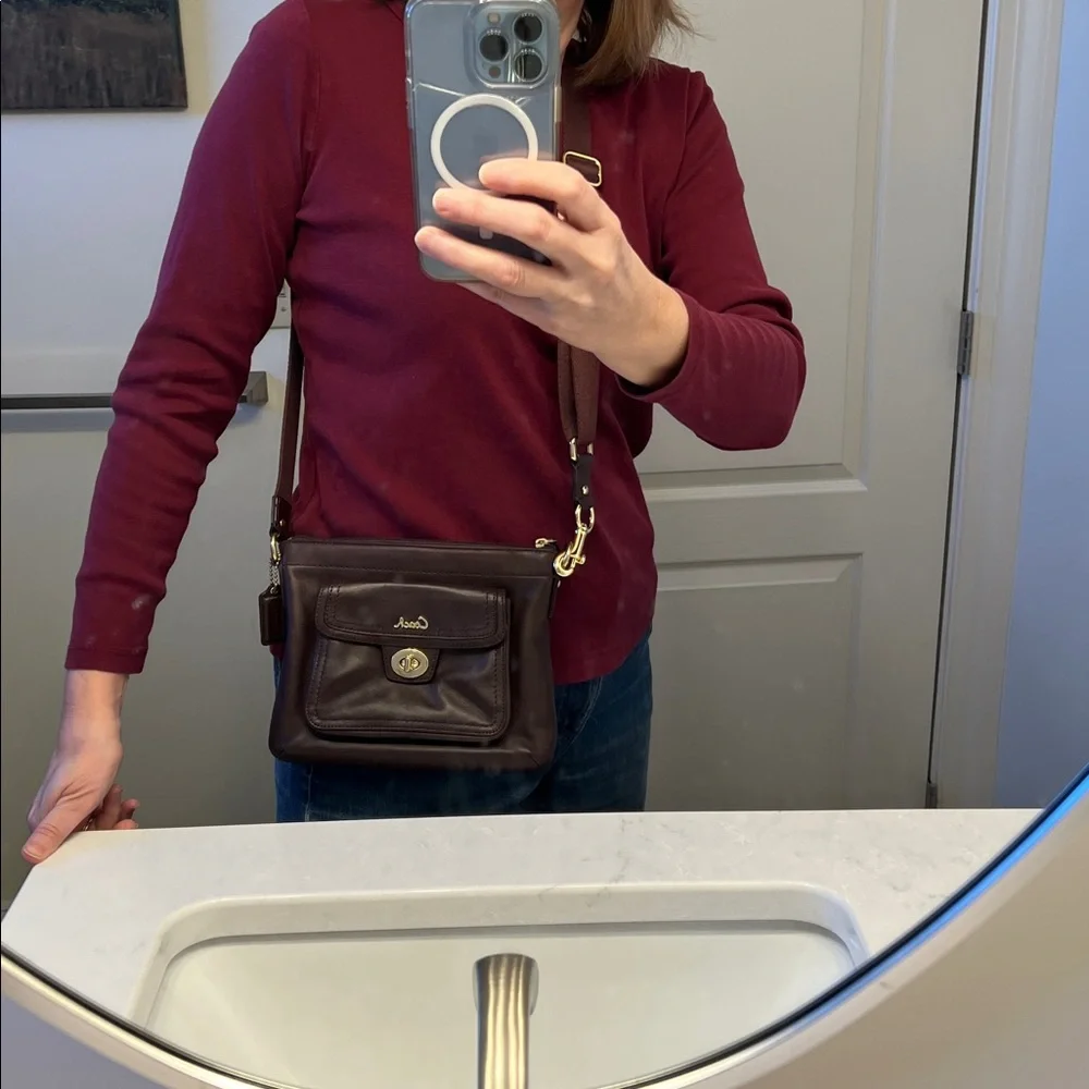 Coach Brown Leather Bag - Picture 14 of 14